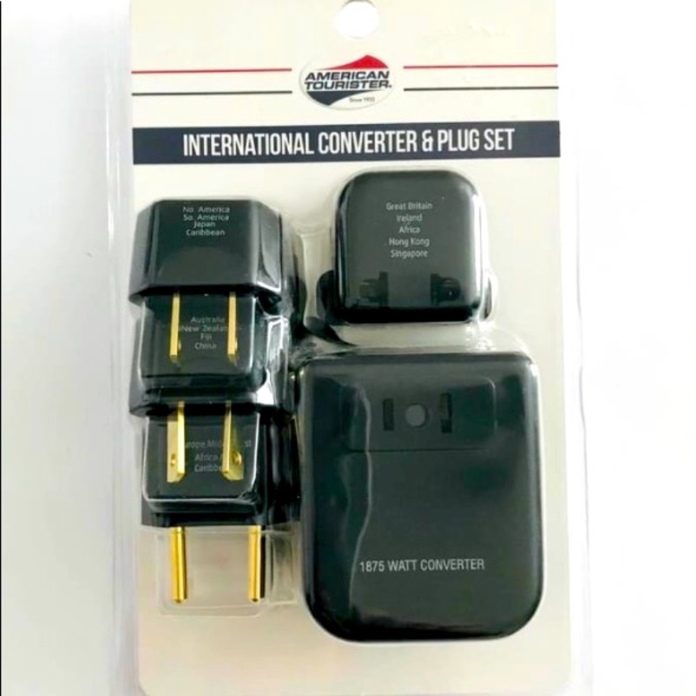 International Converter & Plug Set New in box